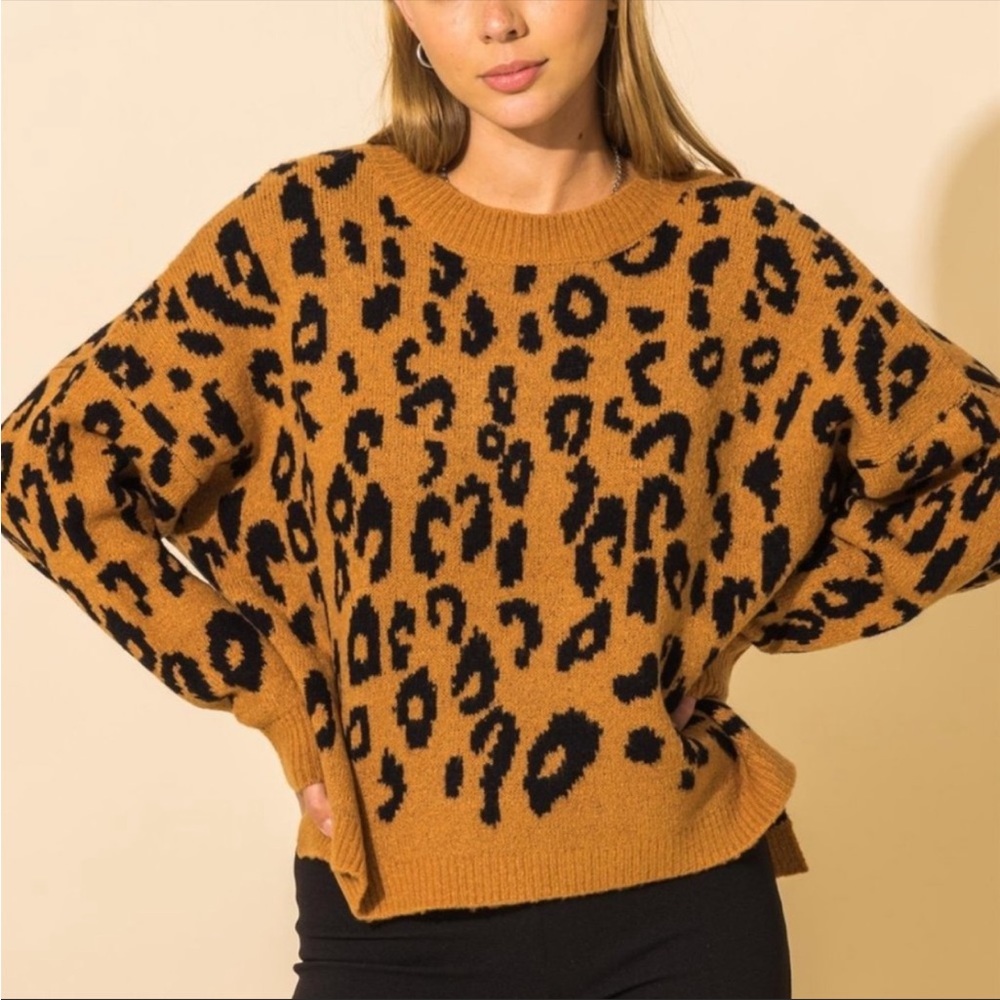Leopard Print Sweater